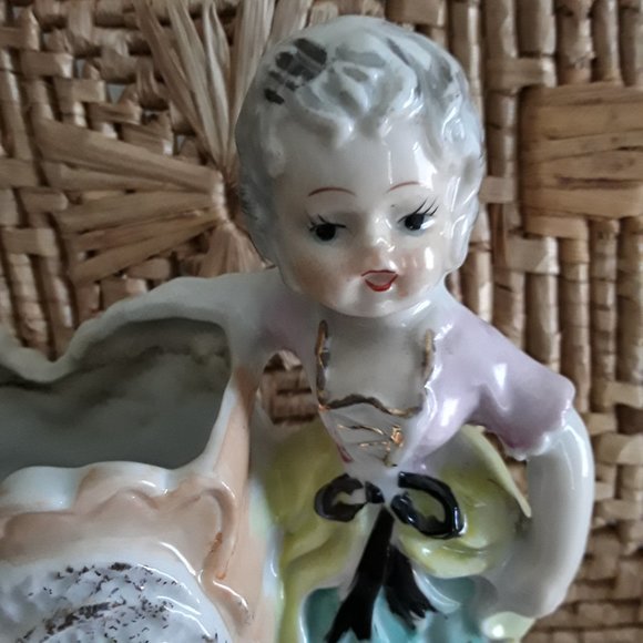 Vintage Victorian Style Ceramic Planter - Picture 2 of 6